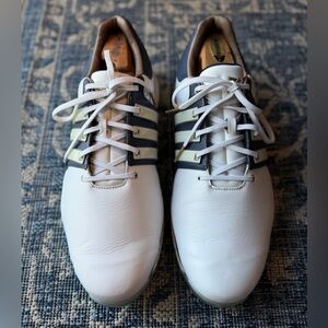 Men's | Adidas | Tour360 XT-SL | White & Navy | Golf Shoe | Size 15